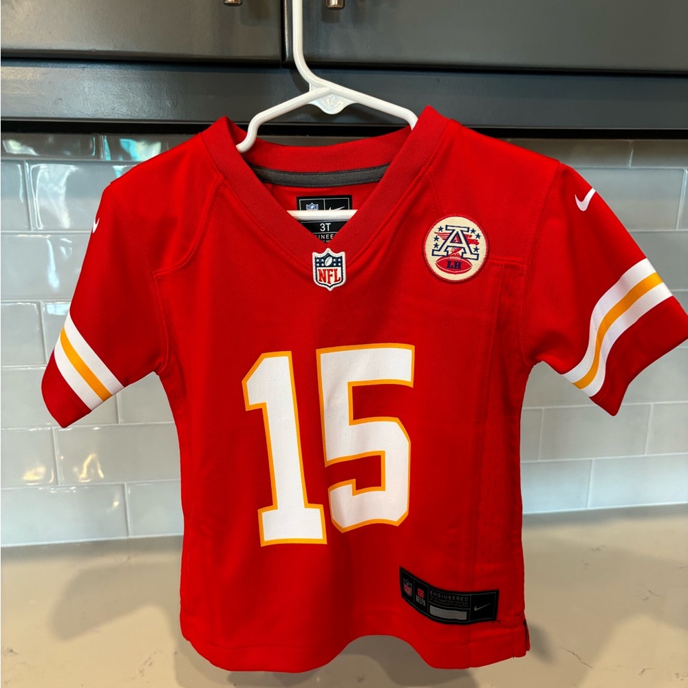 Toddler Kansas City KC Chiefs Patrick Mahomes Nike Red Game Jersey 3T NFL #15